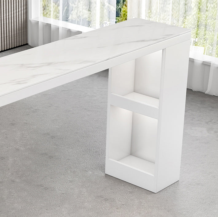 Industrial Rectangular Bar Pub Table Set 1/2/3 Pieces Bar Table and Stools