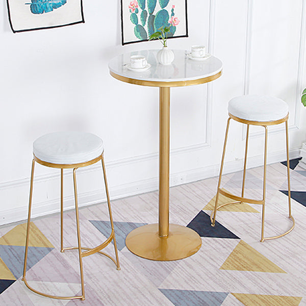 1/2/3 Pieces Contemporary Bar Table and Stools Round Pub Table Set for Dining Room