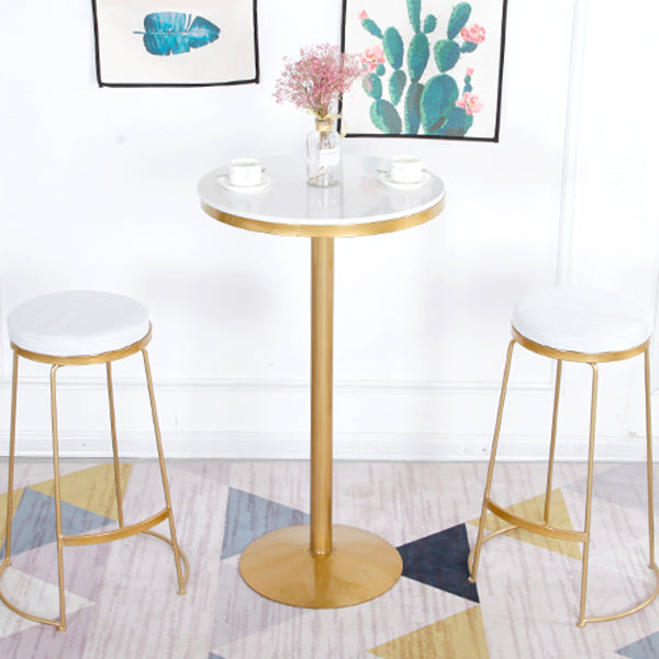 1/2/3 Pieces Contemporary Bar Table and Stools Round Pub Table Set for Dining Room