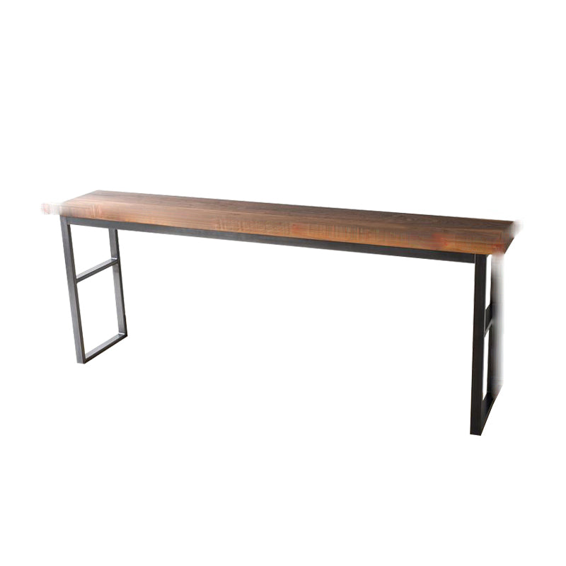 Solid Wood Top Bistro Set 1/2/5 Pieces Modern Rectangle Pub Table Set