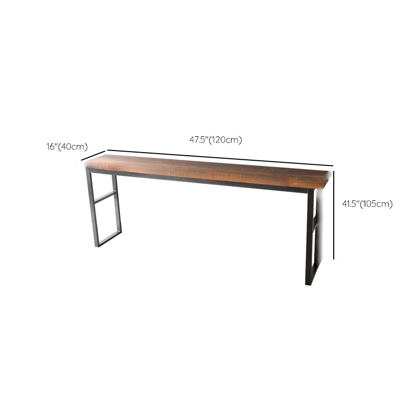 Solid Wood Top Bistro Set 1/2/5 Pieces Modern Rectangle Pub Table Set