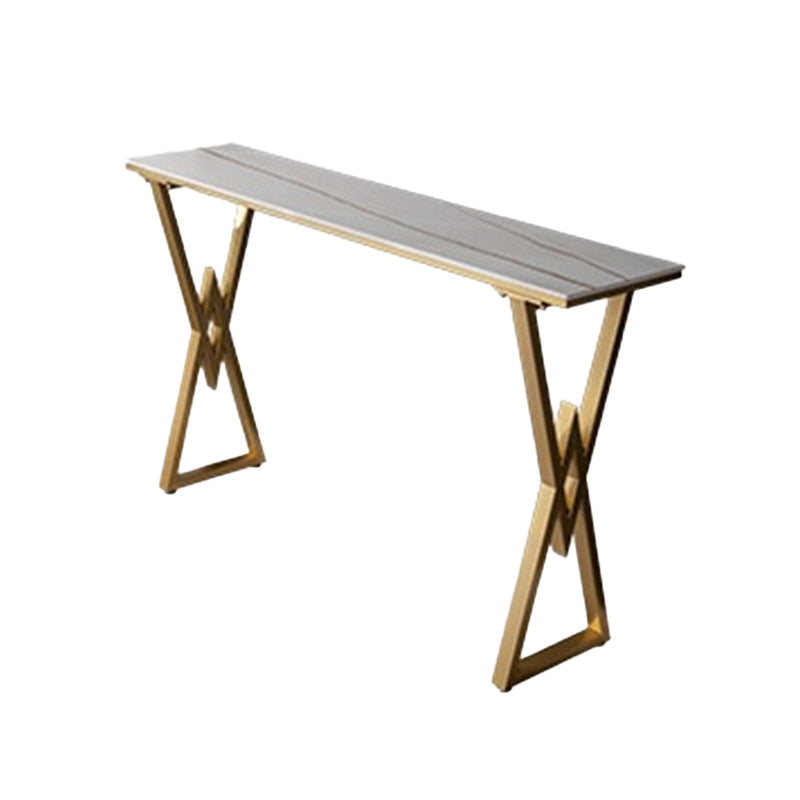 1/2/3 Pieces Modern Rectangular Pub Table Set Sintered Stone Top Bistro Table Set