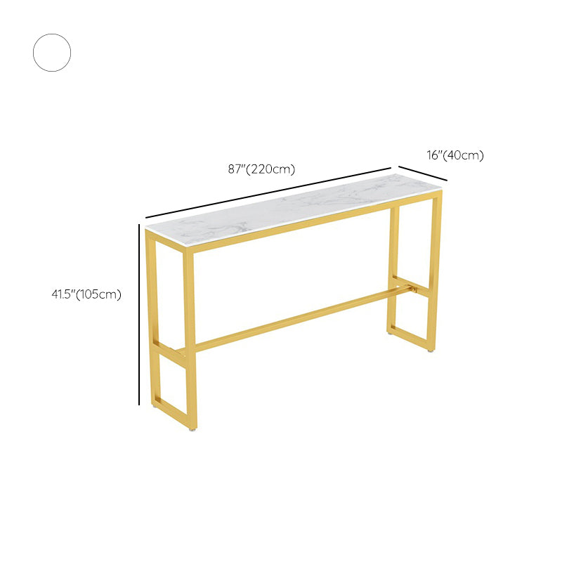 Glam Rectangle Bar Table Set 1/2/3/4/7 Pieces Dining Set for Dining Room