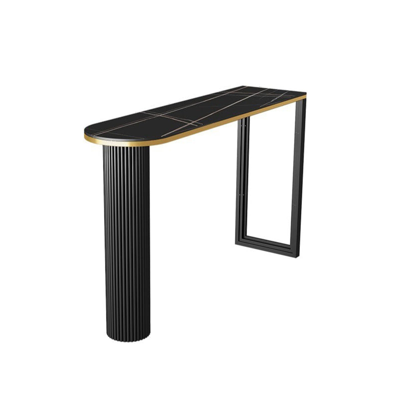 Sintered Stone Bistro Table Set 1/2/3 Pieces Modern Irregular Shape Pub Table Set