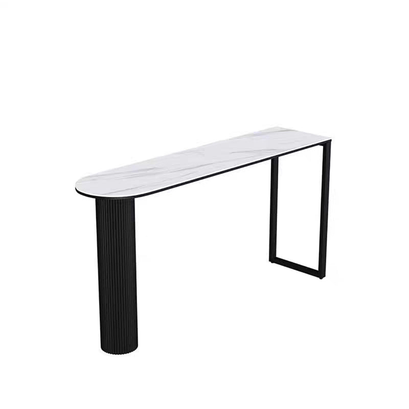 Sintered Stone Bistro Table Set 1/2/3 Pieces Modern Irregular Shape Pub Table Set