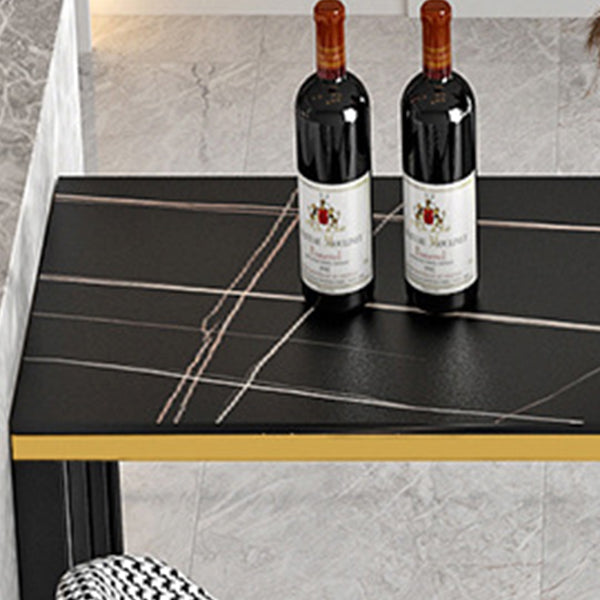 Sintered Stone Bistro Table Set 1/2/3 Pieces Modern Irregular Shape Pub Table Set