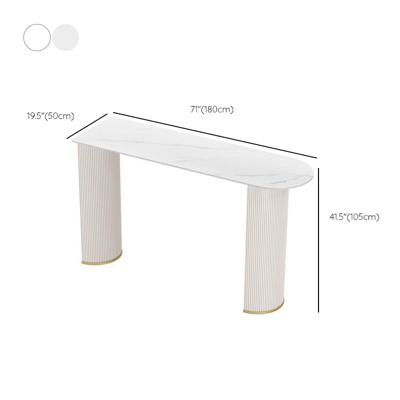 Modern 1/2/5 Pieces Metal Bar Table Set Stone Bar Table with High Stools for Kitchen