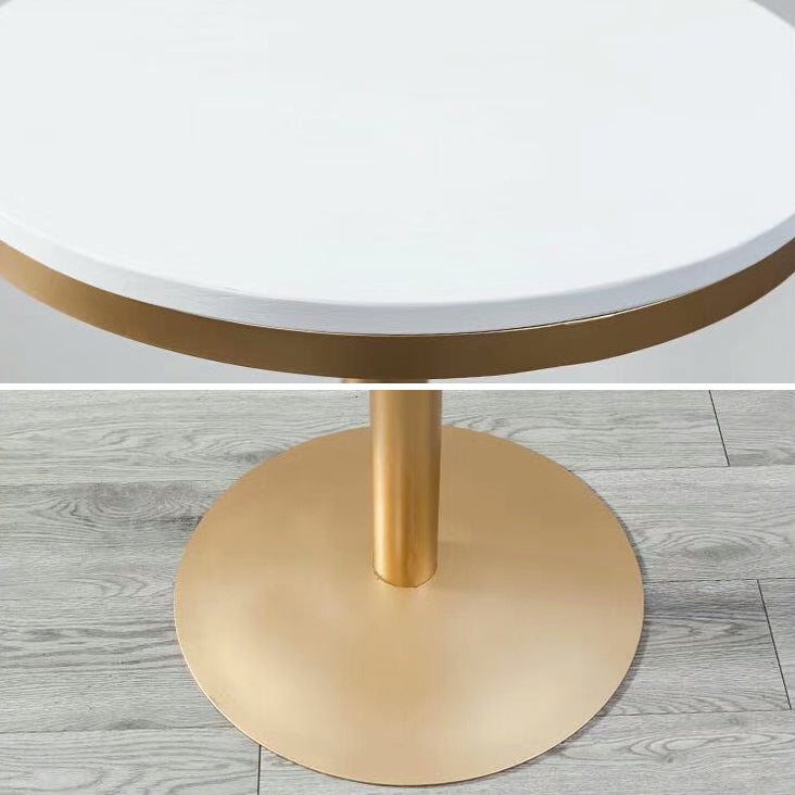 Glam Style Round Bar Table Set 1/3/5 Pieces Solid Wood Counter Table for Indoor