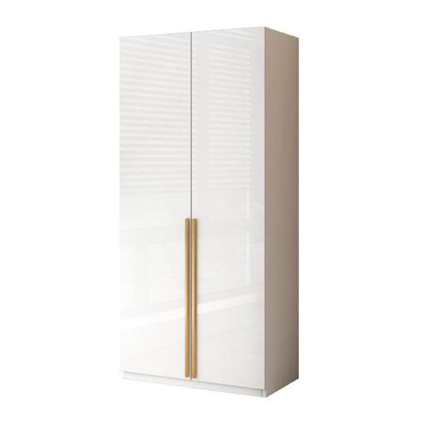 White Colour Wooden Wardrobe Soft Close Door Wardrobe Closet for Bedroom