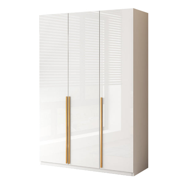 White Colour Wooden Wardrobe Soft Close Door Wardrobe Closet for Bedroom