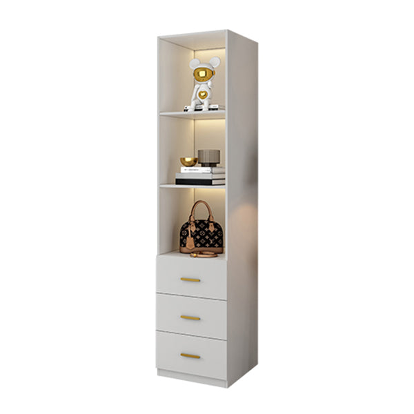 Modern Wooden Wardrobe White Colour Soft Close Drawer Wardrobe Closet for Home