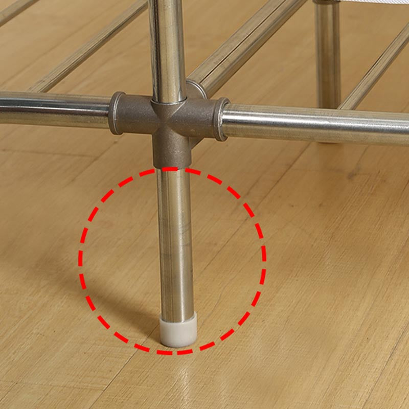 Contemporary Wardrobe Armoire with Shelves Steel Wardrobe Closet for Home