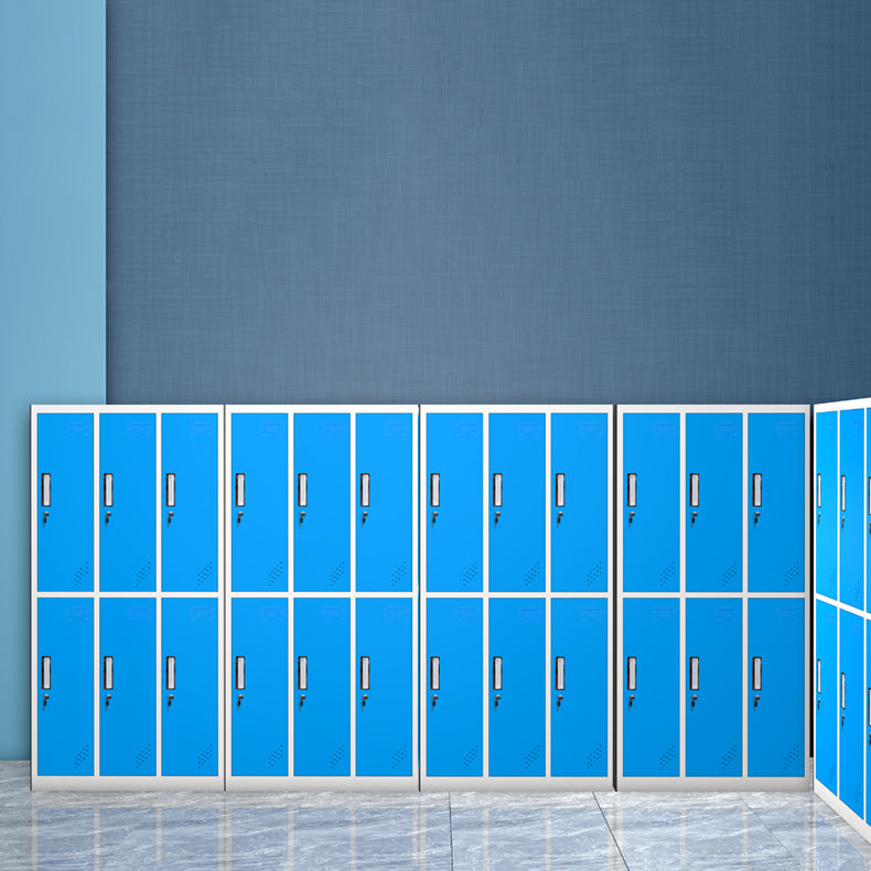 Metal Non-Hanging Armoire with Hinged Doors Modern Storage Cabinet for Bathroom