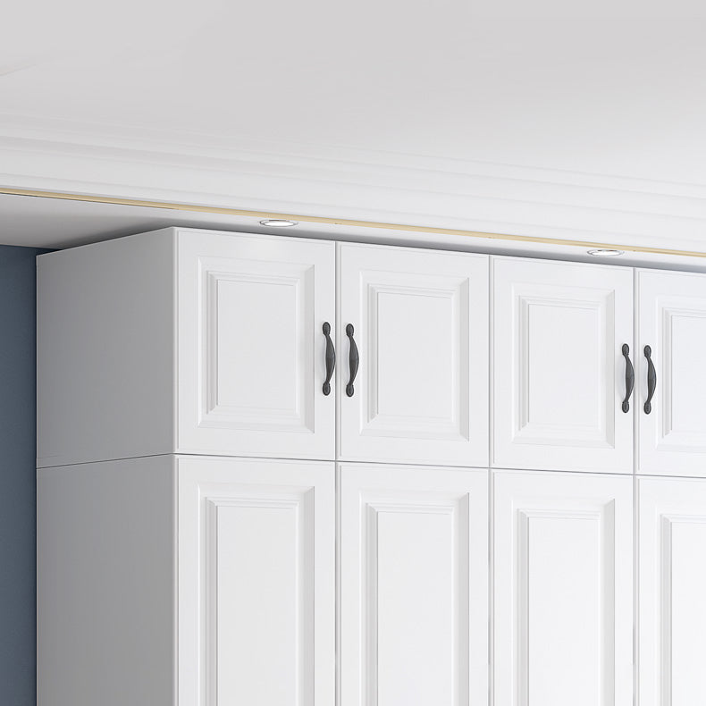 White Colour Wardrobe French Country Wooden Wardrobe Closet for Bedroom