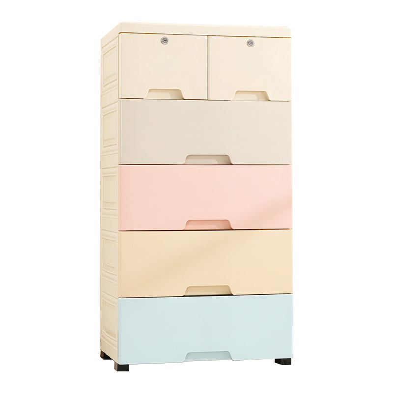 Plastic Storage Cabinet with Lock Contemporary Non-Hanging Armoire