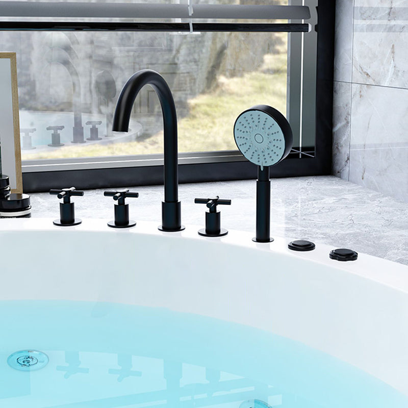 Modern Drop-in Bath Tub Round Acrylic Bathtub for Home and Hotel