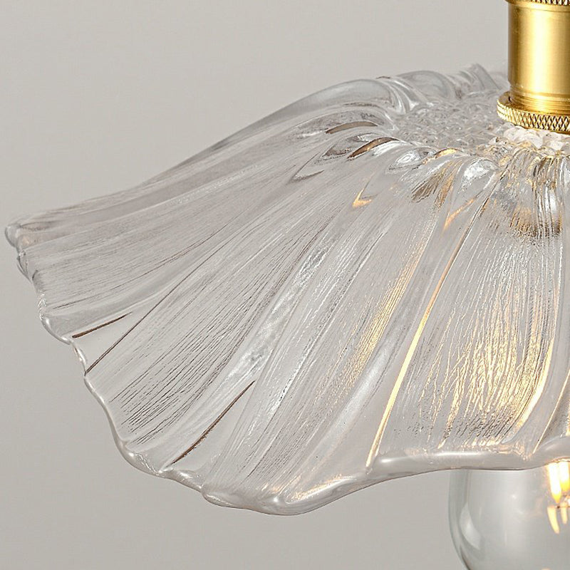 Glass Geometric Flush Mount Lights Contemporary Style 1 Light Flush Mount Fixture