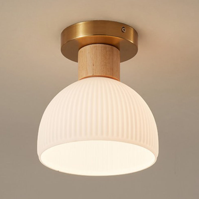 Creative Glass Shade Ceiling Light Contemporary Flush Mount Light Fixture