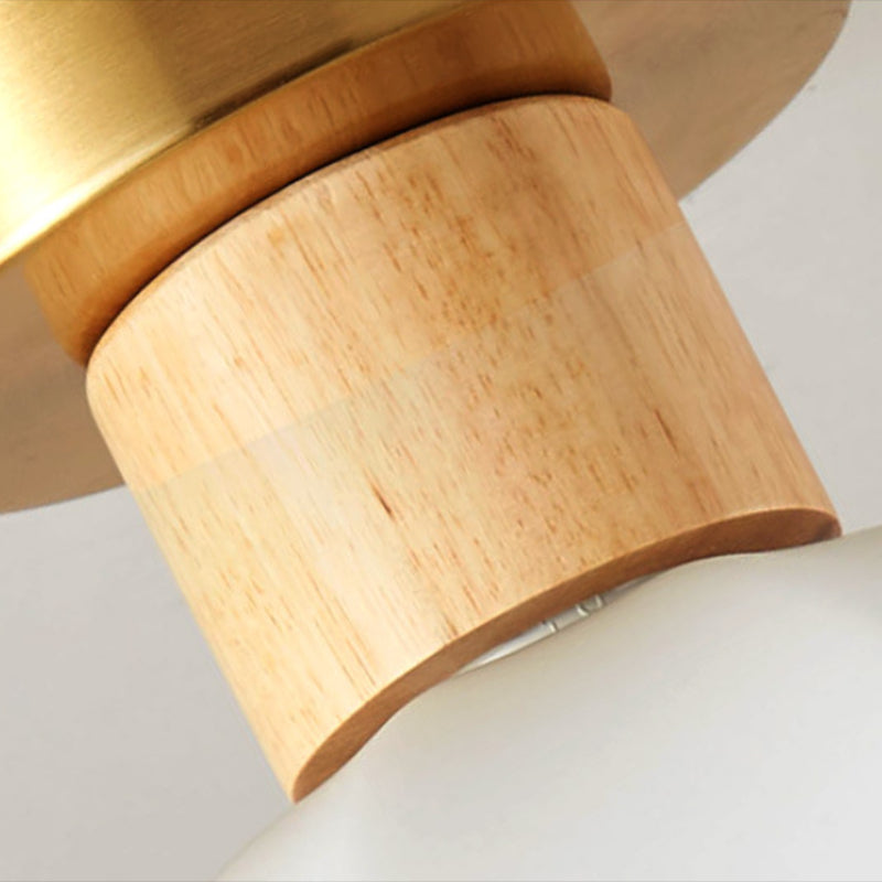 Creative Glass Shade Ceiling Light Contemporary Flush Mount Light Fixture