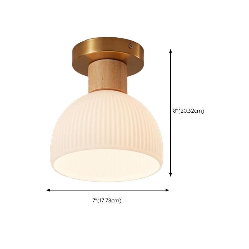 Creative Glass Shade Ceiling Light Contemporary Flush Mount Light Fixture