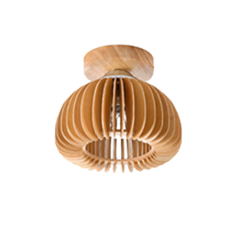 Modern Style Flush Mount Wood Flush Mount Lighting for Dining Room