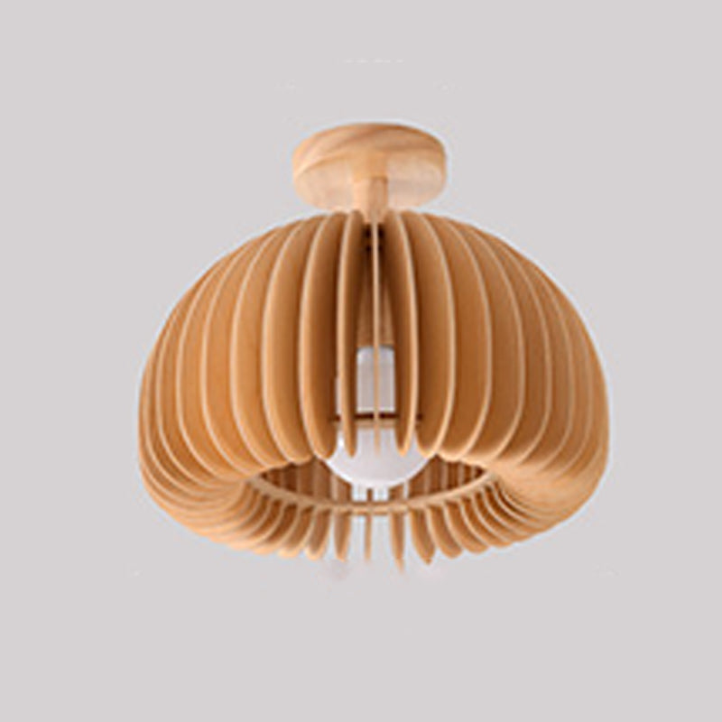 Modern Style Flush Mount Wood Flush Mount Lighting for Dining Room