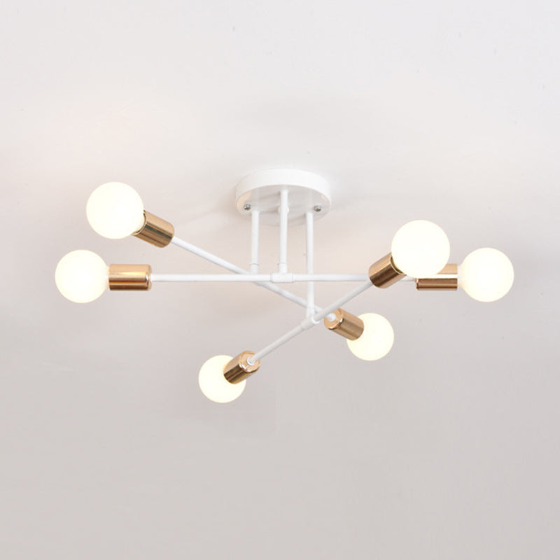 Metal Flush Mount Modern Style Flush Mount Lighting for Dining Room