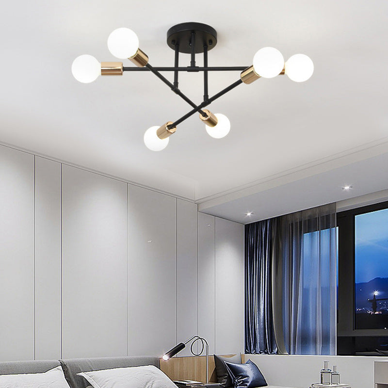 Metal Flush Mount Modern Style Flush Mount Lighting for Dining Room