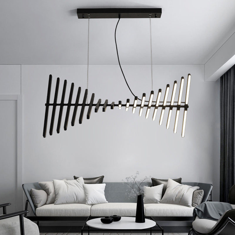 Modern LED Island Light Multi Lights Island Hanging Light with Acrylic Shade