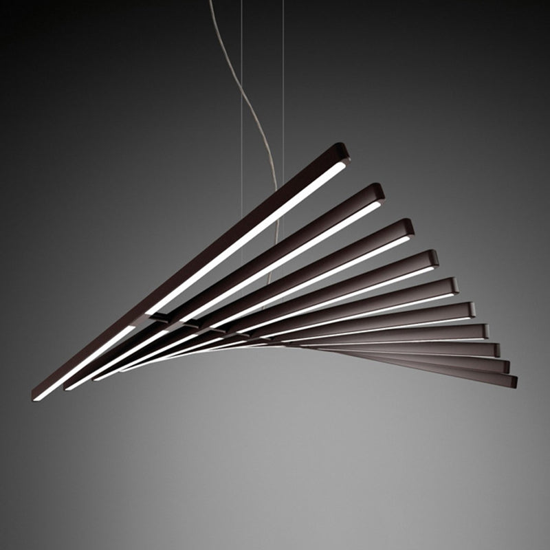 Modern LED Island Light Multi Lights Island Hanging Light with Acrylic Shade