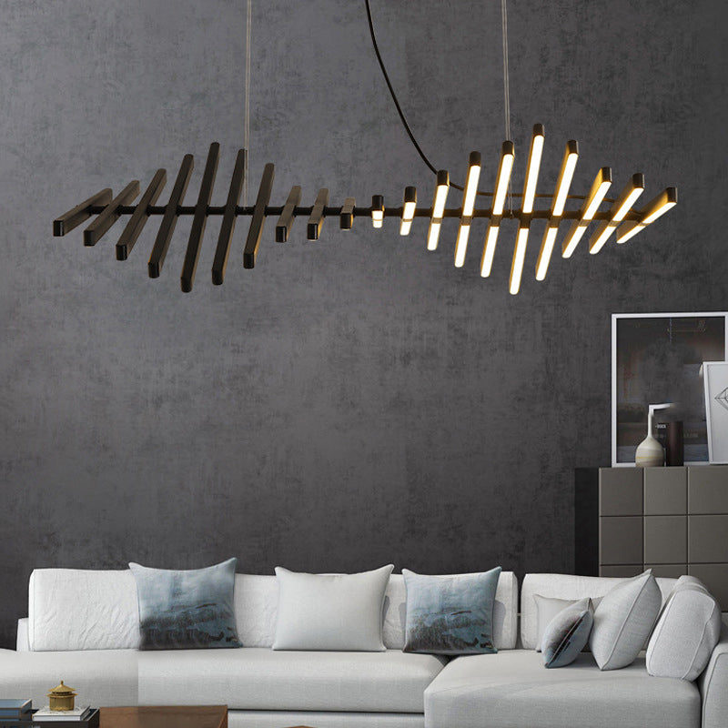 Modern LED Island Light Multi Lights Island Hanging Light with Acrylic Shade