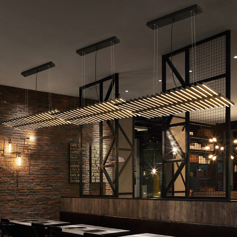 Modern LED Island Light Multi Lights Island Hanging Light with Acrylic Shade