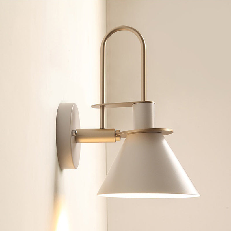 Cone Shape Metal Sconce Light Modern Style Wall Sconce Light for Dining Room