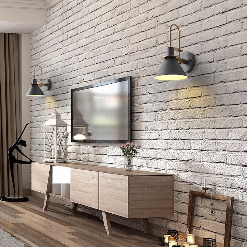 Cone Shape Metal Sconce Light Modern Style Wall Sconce Light for Dining Room
