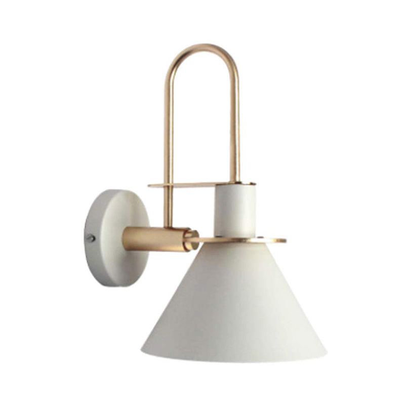 Cone Shape Metal Sconce Light Modern Style Wall Sconce Light for Living Room