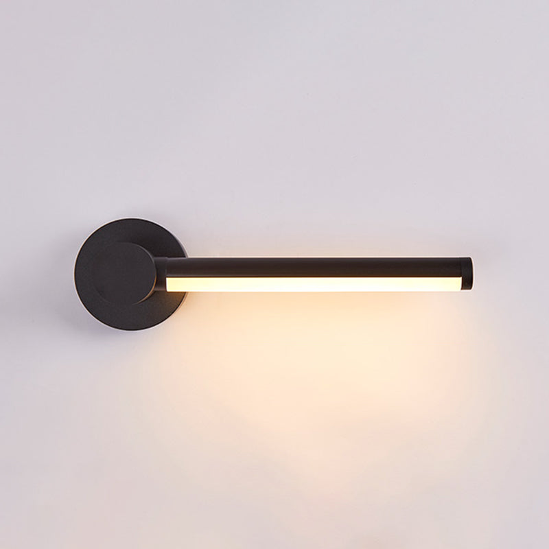 Modern Simple Aluminum Wall Light Strip Shape LED Rotatable Wall Lamp for Living Room