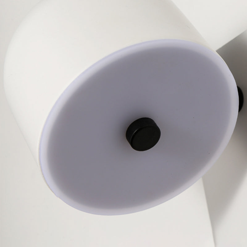 Modern Simple Iron Wall Light Cylinder Shape Rotatable Wall Lamp for Bedroom