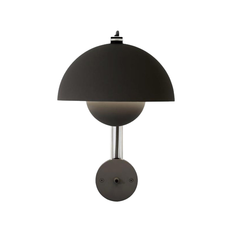Nordic Style Metal Wall Mount Light Dome Shape Colorful Wall Lamp for Living Room