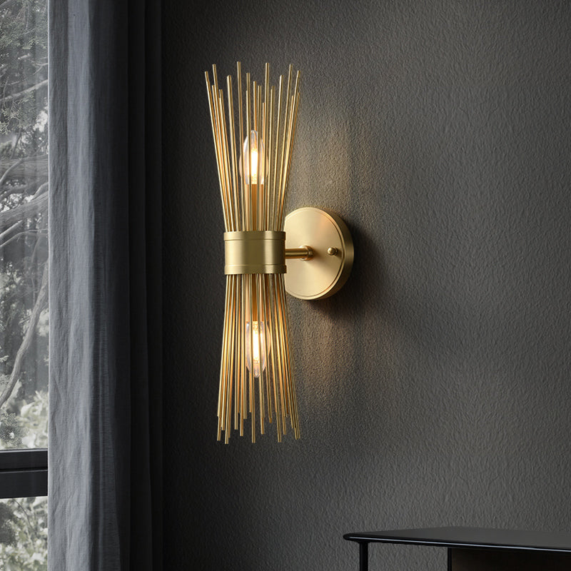 Modern Wall Sconce Linear Shape Wall Light with Metal Shade for Bedroom