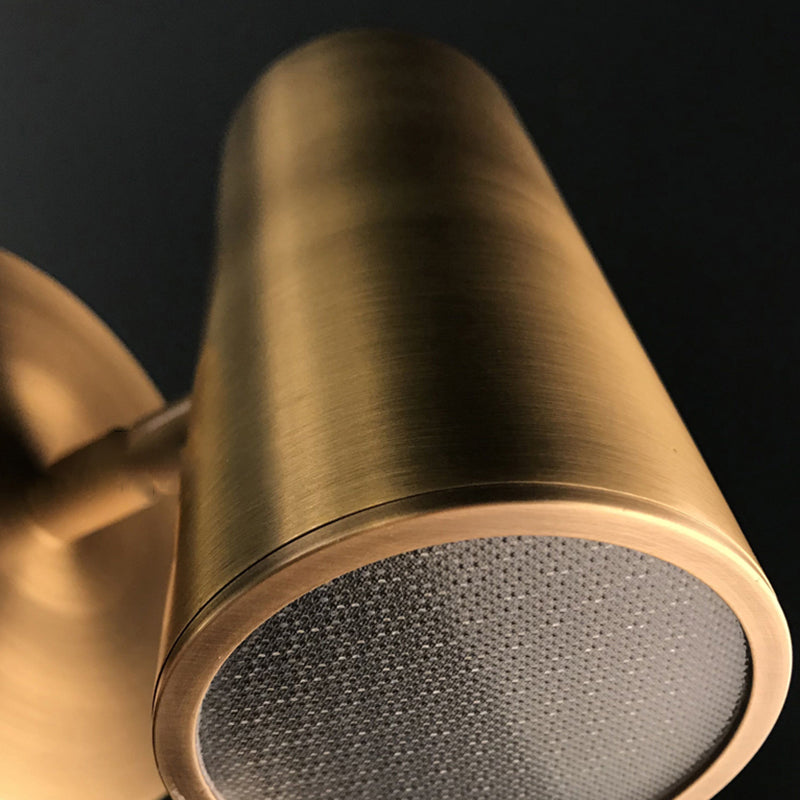 Modern Wall Sconce Cylinder Shape Wall Light with Metal Shade for Bedroom