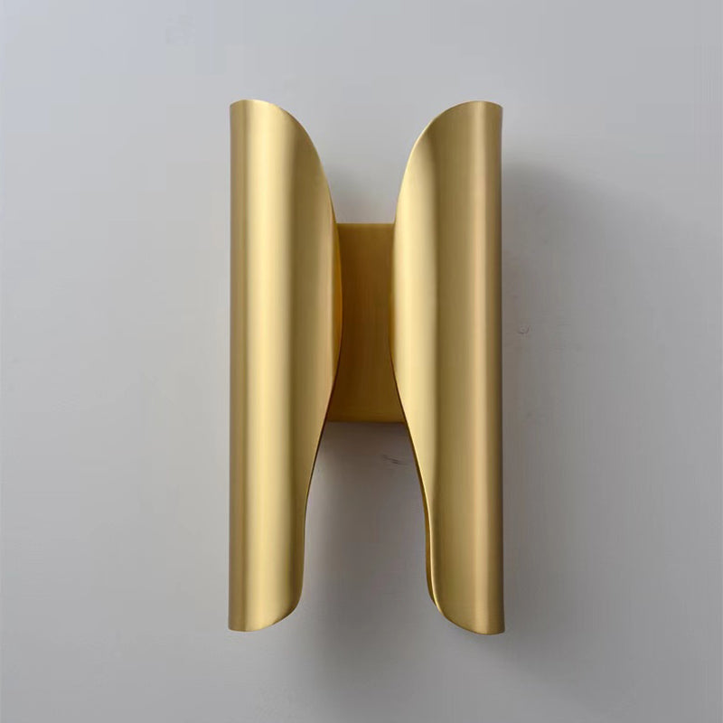Modern Wall Sconce Geometric Shape Wall Light with Metal Shade for Study
