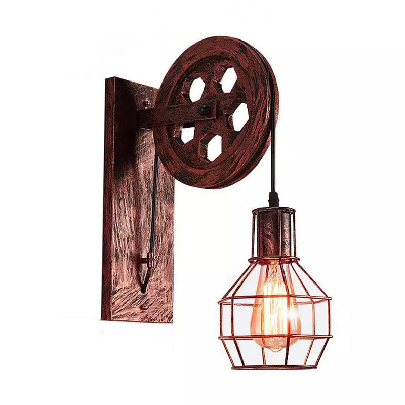 Metal Sconce Light Industrial Style Wall Sconce Lighting for Dining Room