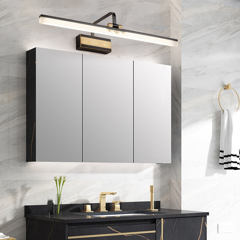 Copper Vanity Light Modern Mirror Front Light with Acrylic Shade for Bathroom