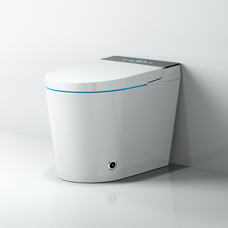 Modern Floor Mount Urine Toilet White Siphon Jet Toilet Bowl with Toilet Seat
