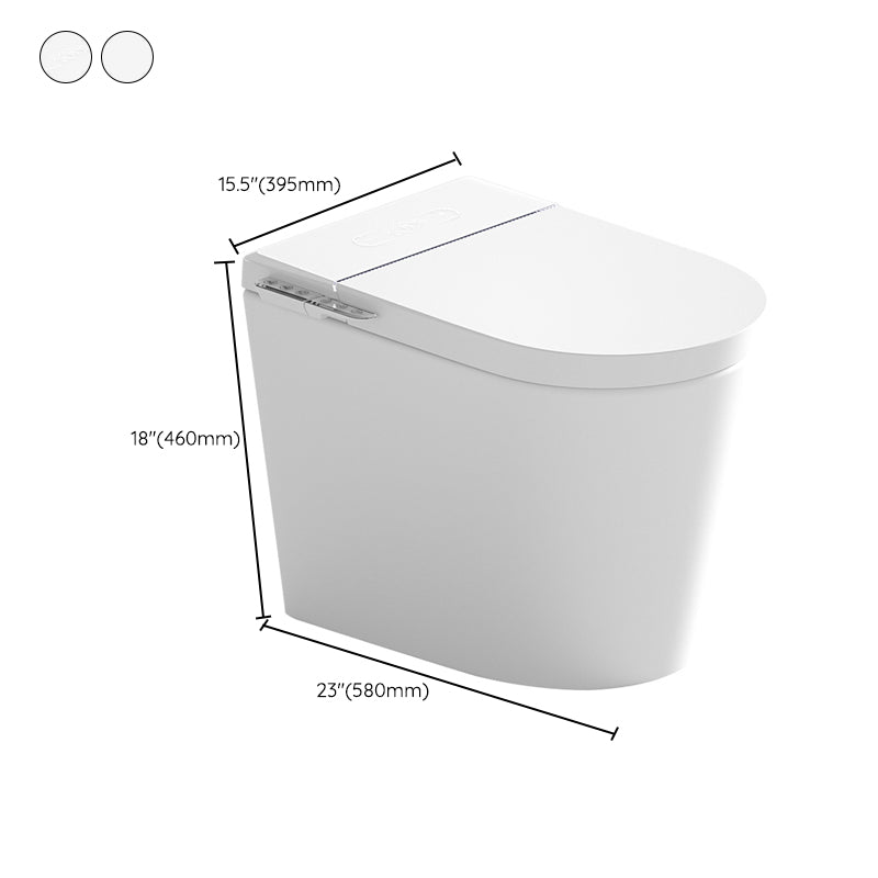 Modern Floor Mounted White Urine Toilet Siphon Jet Toilet Bowl with Toilet Seat