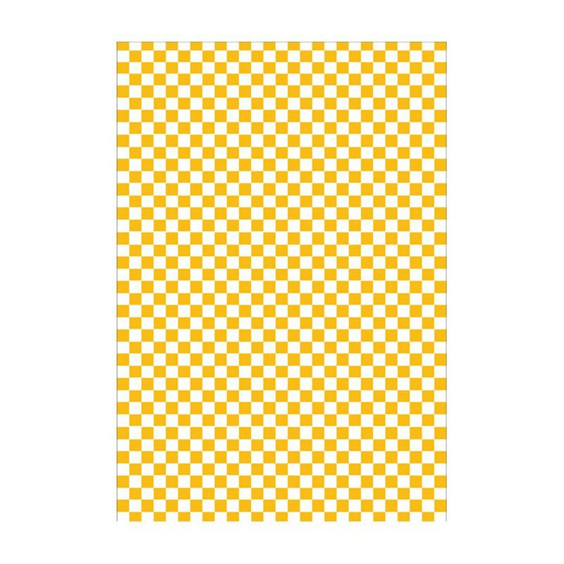 Colorful Lattice Rug Rectangle Shape Stain Resistant Rug for Home Decor