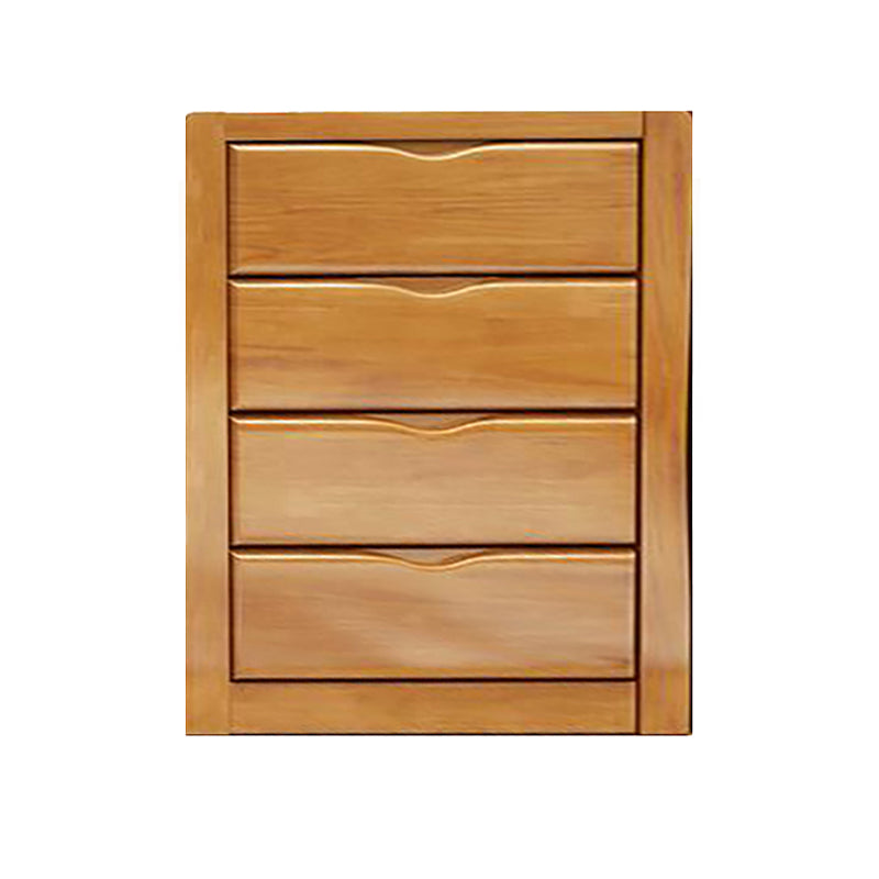 American Traditional Storage Chest Solid Wood Dresser with 3/4/5 Drawers