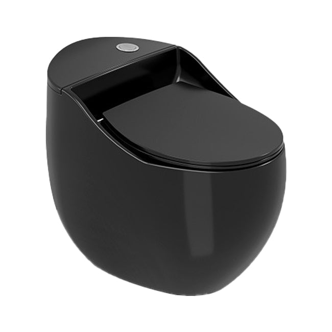Modern Skirted Toilet Bowl Siphon Jet Toilet with Slow Close Seat for Bathroom
