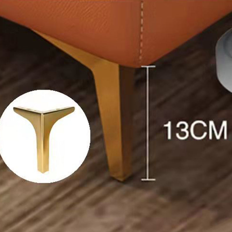 34.64 " H Faux Leather Flared Arm Sofa & Chaise for Living Room