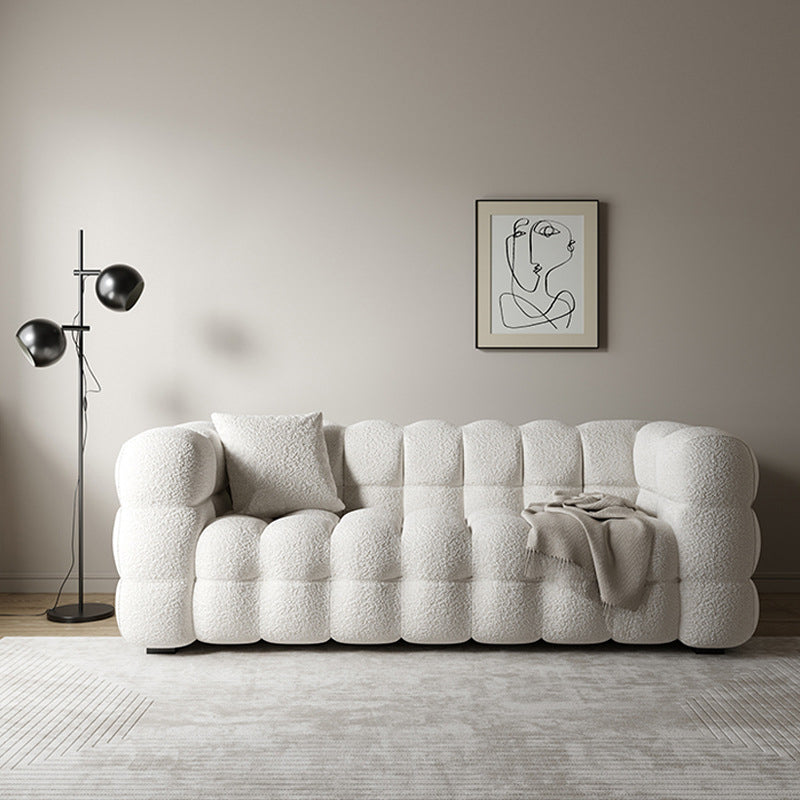 Contemporary Tuxedo Arm Sofa Tight Back Standard Sofa for Living Room